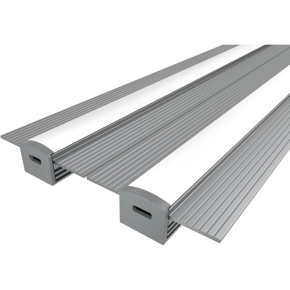Изображение товара Комплект профиля Ledcraft LC-LPSH1246M16-3x2Silver 3м для подсветки