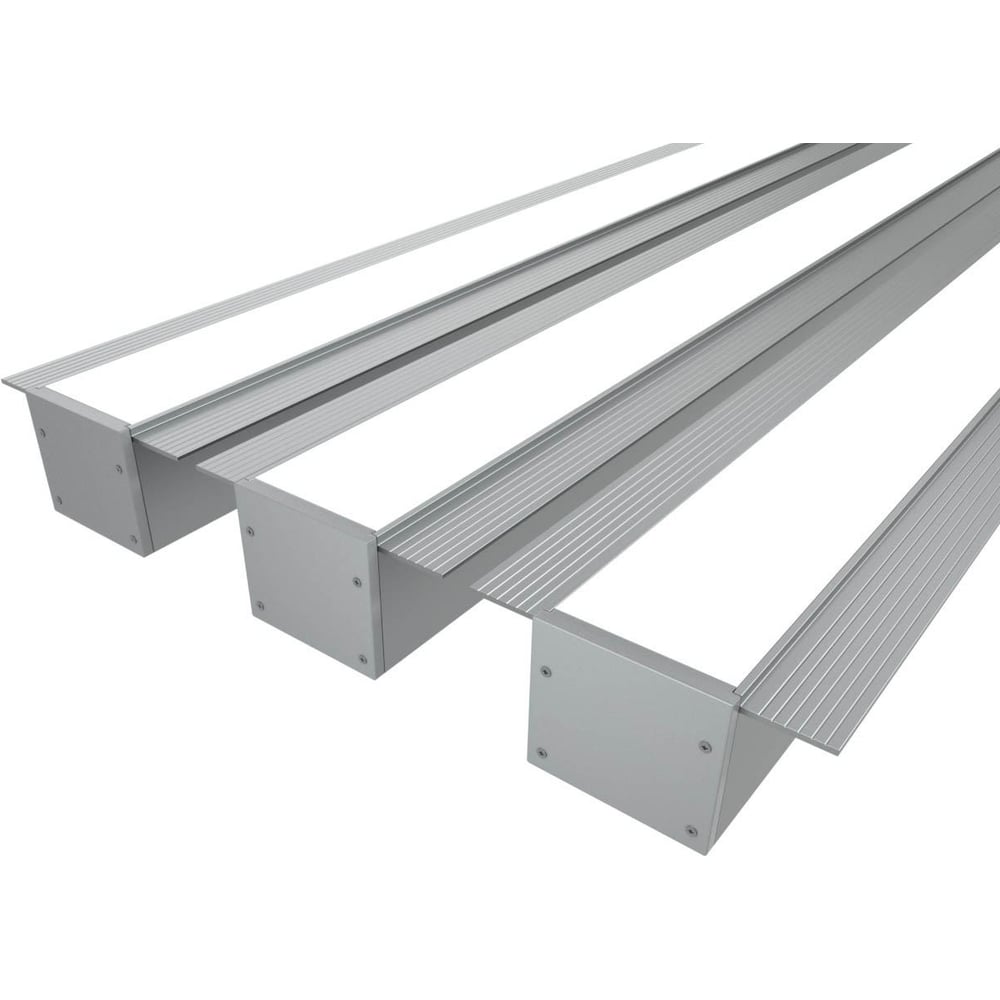 Изображение товара Комплект профилей Ledcraft LC-LPSH3265M34-3x3Silver для встроенной подсветки, алюминий и поликарбон