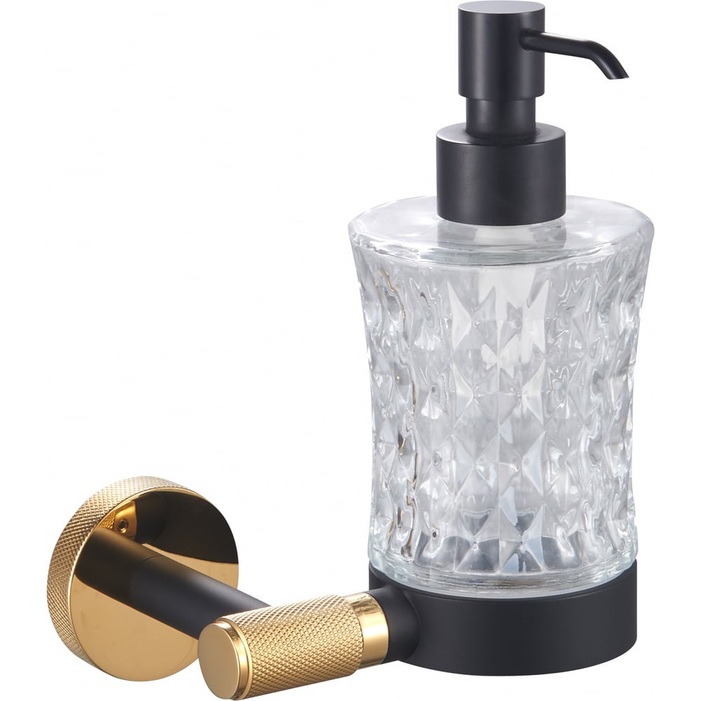 Изображение товара Дозатор мыла Wonzon & Woghand MAJESTIC Черный/Золото WW-9224