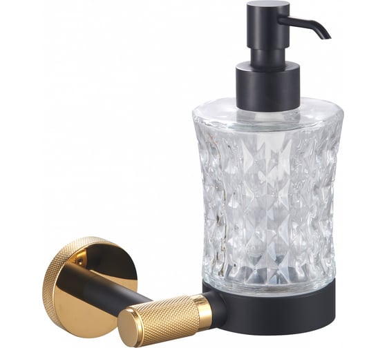 Изображение товара Дозатор мыла Wonzon & Woghand MAJESTIC Черный/Золото WW-9224