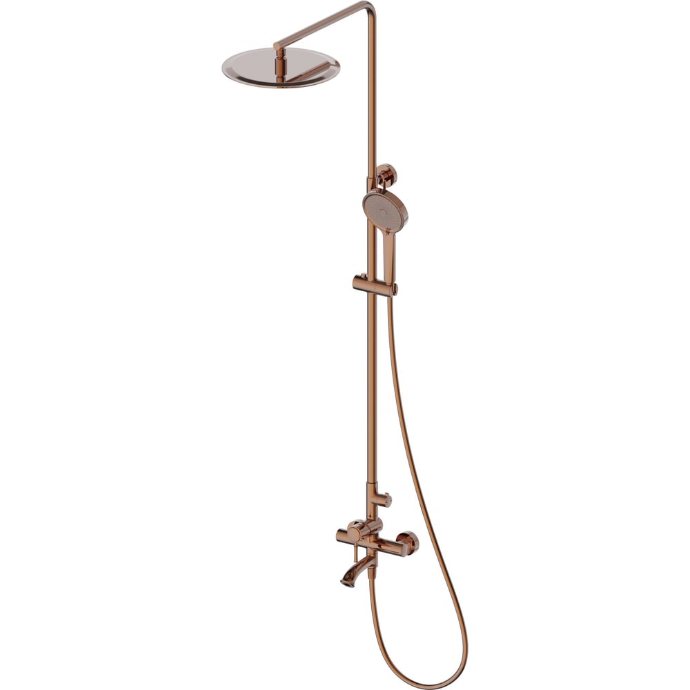 Изображение товара Душевая система Wonzon & Woghand TOR, розовое золото, модель WW-88047073-RG