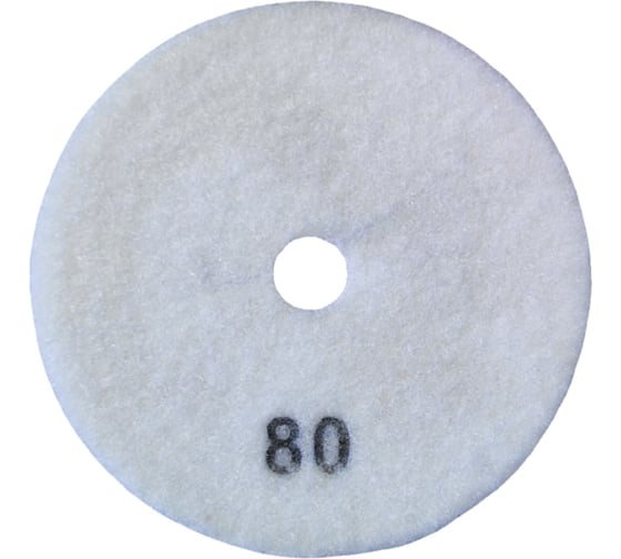 Изображение товара Диск для мокрой полировки керамогранита EUROSTAR Черепашка Р80, 125 мм АГ1258