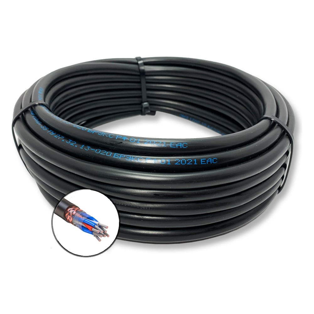 Изображение товара Кабель монтажный экранированный МКЭШВнг(A)-LS 2х2х1.5 мм2, 800м