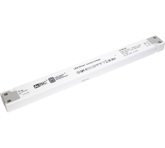Изображение товара Блок питания AcTEC 24В, 60Вт, IP20, 2.5A, 305x30x17мм LT-60-24