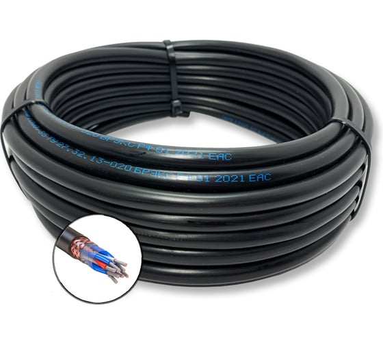 Изображение товара Кабель монтажный экранированный ПРОВОДНИК МКЭШВнг(A)-LS 3х2х1.5 мм2, 500м OZ111772L500