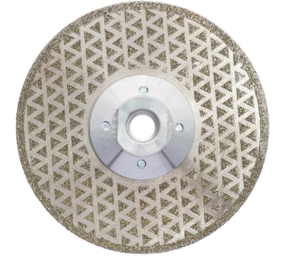 Изображение товара Диск алмазный сплошной гальванический по керамике, стеклопластику Diamond Industrial 125x2,3 мм фланец М14 DIDGLV125M14