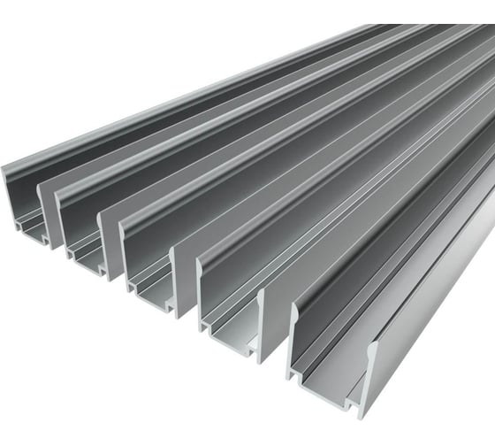 Изображение товара Комплект Ledcraft LC-LP1916-2x5Silver из 5 шт серебро (2м профиль) 1616240591