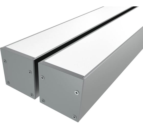 Изображение товара Комплект Ledcraft LC-LP3030M30-2x2Silver из 2 шт серебро (2м профиль+2м рассеиватель+2 заглушки+комплект шурупов) 1616240155