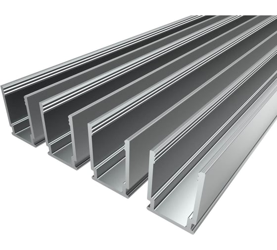 Изображение товара Комплект Ledcraft LC-LP1510-3x4Silver из 4 шт серебро (3м профиль) 1616340432