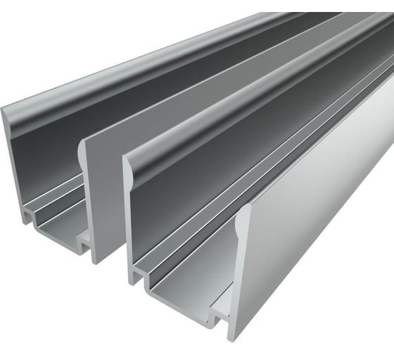 Изображение товара Комплект Ledcraft LC-LP1916-3x2Silver из 2 шт серебро (3м профиль) 1616340117