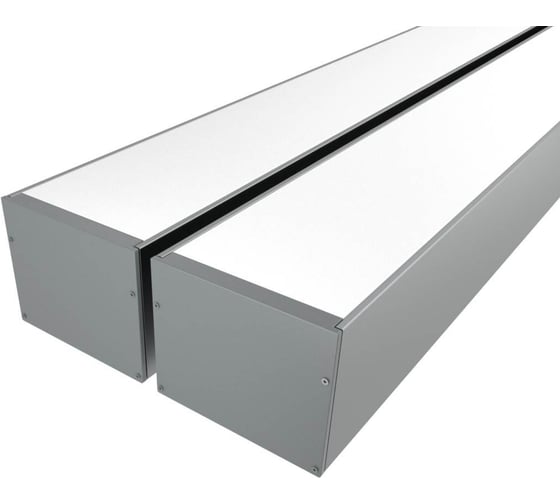 Изображение товара Комплект Ledcraft LC-LP100120M115-2x2Silver из 2 шт серебро (2м профиль+2м рассеиватель+2 заглушки+комплект шурупов) 1616240164
