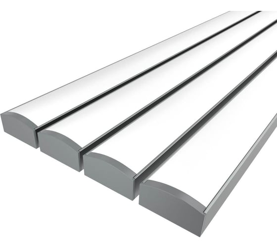 Изображение товара Комплект Ledcraft LC-LP0716M16-3x4Silver из 4 шт серебро (3м профиль+3м рассеиватель+2 заглушки) 1616340007