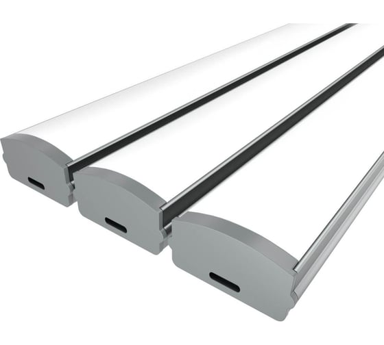 Изображение товара Комплект Ledcraft LC-LP0616M16-2x3Silver из 3 шт серебро (2м профиль+2м рассеиватель+2 заглушки+2 крепежа) 1616240174