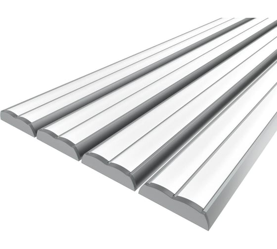 Изображение товара Комплект Ledcraft LC-LP0942M16-2x4Silver из 4 шт серебро (2м профиль+2м рассеиватель 2шт+2 заглушки) 1616240428