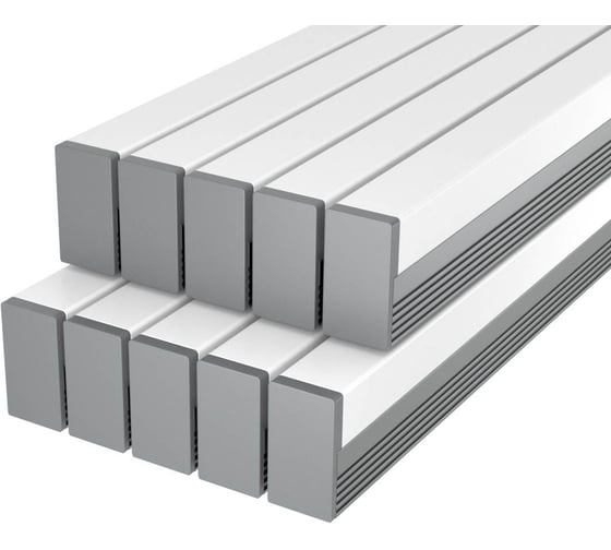 Изображение товара Комплект Ledcraft LC-LP1616M1716-2x10Silver из 10 шт серебро (2м профиль+2м рассеиватель+2 заглушки+2 крепежа) 1616240652