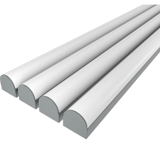 Изображение товара Комплект Ledcraft LC-LP1428M1-3x4Silver из 4 шт серебро (3м профиль+3м рассеиватель+2 заглушки) 1616340449