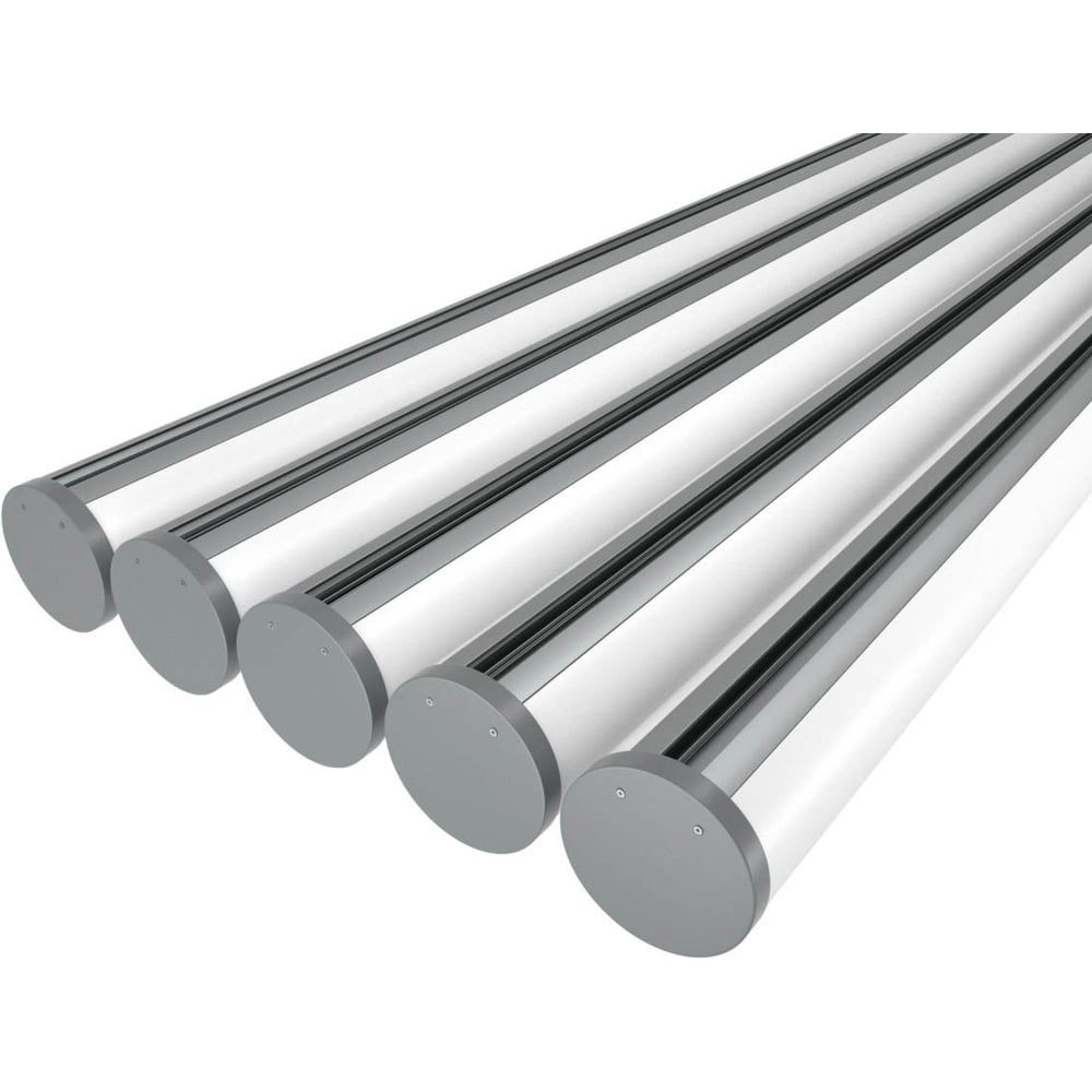 Изображение товара Комплект Ledcraft LC-LP1135M60-2x5Silver из 5 шт серебро (2м профиль+2м рассеиватель+2 заглушки+комплект шурупов) 1616240572