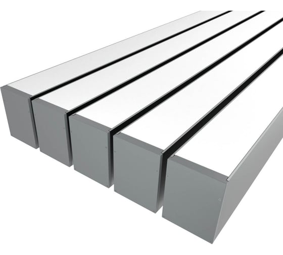 Изображение товара Комплект Ledcraft LC-LP10074M68-3x5Silver из 5 шт серебро (3м профиль+3м рассеиватель+2 заглушки+комплект шурупов) 1616340596