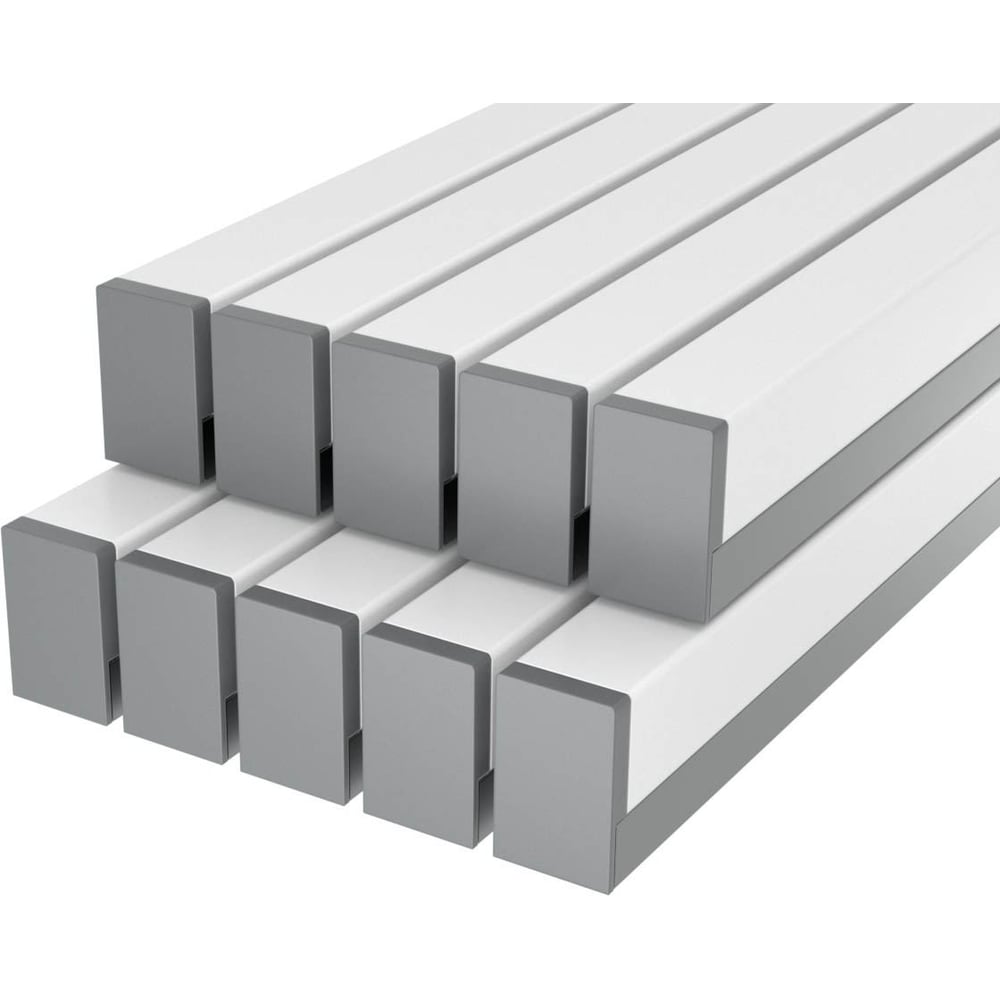Изображение товара Комплект Ledcraft LC-LP0716M1716-3x10Silver профили для подсветки 10 шт