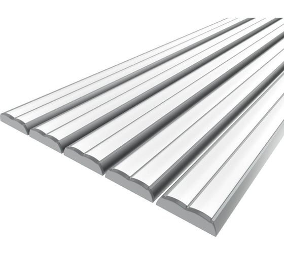 Изображение товара Комплект Ledcraft LC-LP0942M16-3x5Silver из 5 шт серебро (3м профиль+3м рассеиватель 2шт+2 заглушки) 1616340586