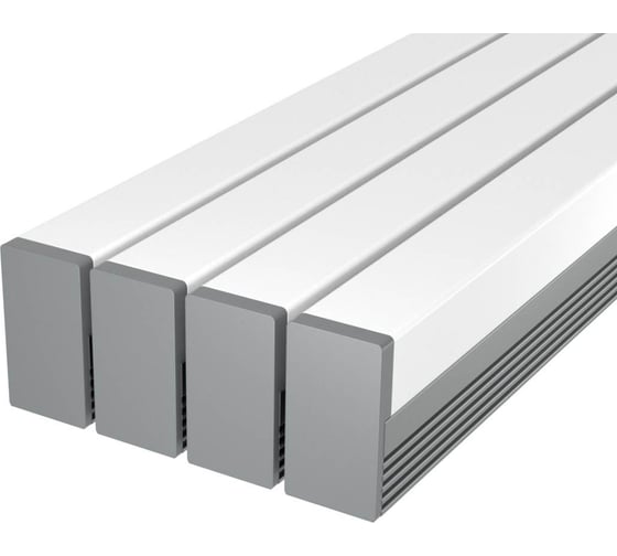 Изображение товара Комплект Ledcraft LC-LP1616M1716-2x4Silver из 4 шт серебро (2м профиль+2м рассеиватель+2 заглушки+2 крепежа) 1616240336