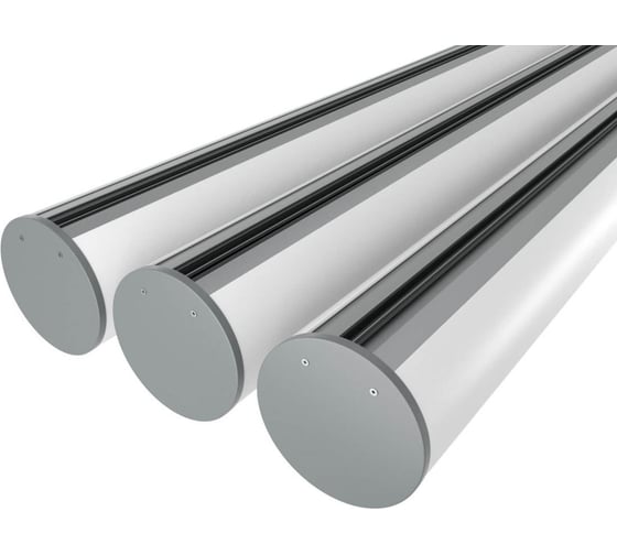 Изображение товара Комплект Ledcraft LC-LP1134M90-3x3Silver из 3 шт серебро (3м профиль+3м рассеиватель+2 заглушки+комплект шурупов) 1616340326