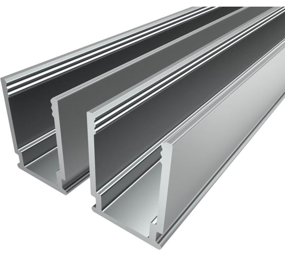 Изображение товара Комплект Ledcraft LC-LP1510-3x2Silver из 2 шт серебро (3м профиль) 1616340116