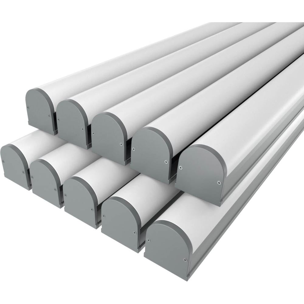 Изображение товара Комплект Ledcraft LC-LP1827M1-3x10Silver из 10 шт профиля и рассеивателей для подсветки