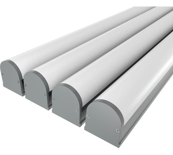 Изображение товара Комплект Ledcraft LC-LP1827M1-3x4Silver из 4 шт серебро (3м профиль+3м рассеиватель+2 заглушки+комплект шурупов) 1616340435