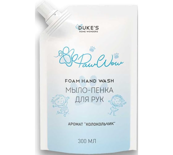 Изображение товара Рефил мыло-пенка для рук и лица DUKE'S HOME WONDERS Duke's аромат Колокольчик, 300 мл DS034
