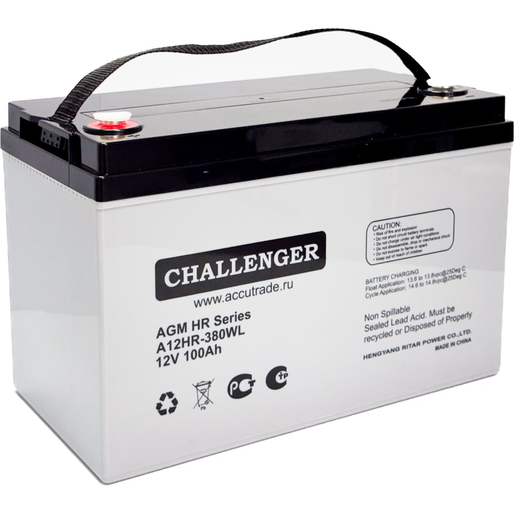 Изображение товара Батарея аккумуляторная CHALLENGER A12HR-380WL