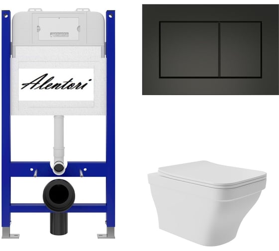 Изображение товара Комплект AQUEDUTO Инсталляция для AL.SIS33TAL.CHI013BME0120