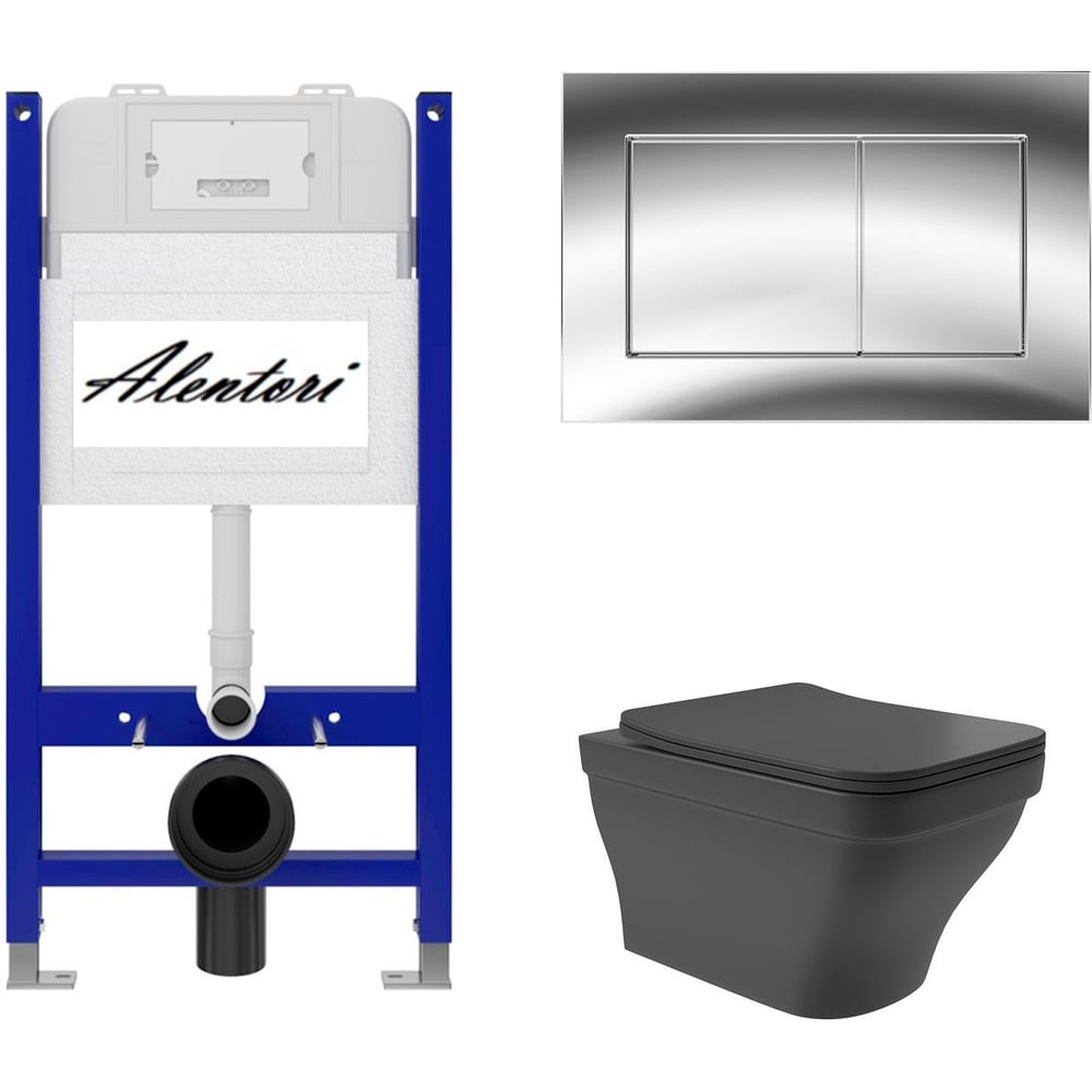 Изображение товара Комплект AQUEDUTO Инсталляция для AL.SIS33TAL.CHI012CHE0140 современный монтажный комплект
