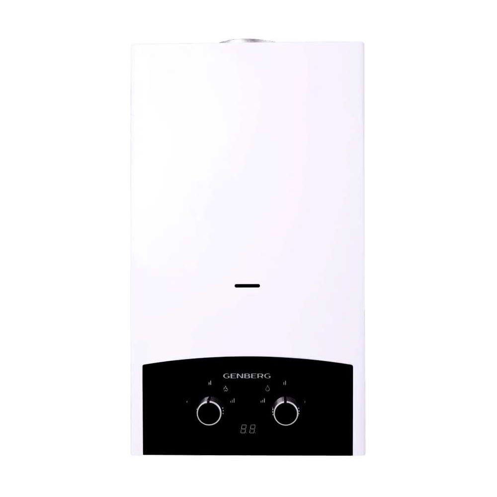 Изображение товара Газовый проточный водонагреватель Genberg 310.01 ПРЕМИУМ 10 л. черная накладка