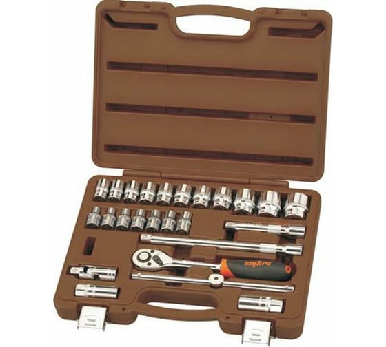 Изображение товара Набор головок 1/2" DR 25 предметов Ombra 911225