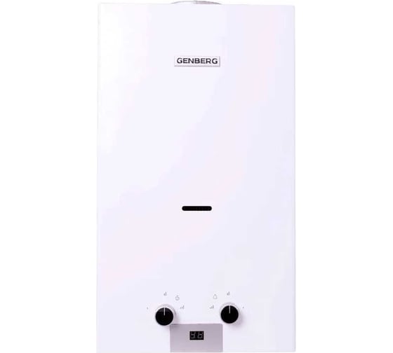 Изображение товара Проточный газовый водонагреватель Genberg 110.01 СТАНДАРТ 10 л. Белая 415