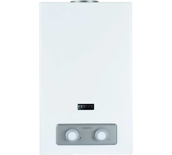 Изображение товара Проточный газовый водонагреватель GENBERG 510.01 Piezo 10 л. Белая 1016