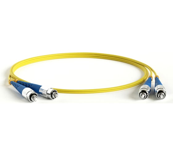 Изображение товара Патч-корд Hyperline FC-D2-9-FC/UR-FC/UR-H-1M-LSZH-YL волоконно-оптический (шнур) SM 9/125 238581