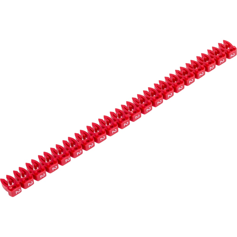 Изображение товара Маркер кабельный наборный ЭКСАВОЛЬТ МК15-2-6000 красный, 6000 шт