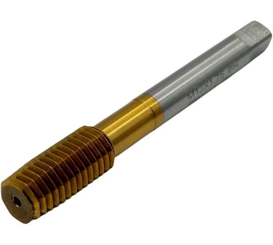 Изображение товара Метчик бесстружечный (раскатник) TORNERI M 12х1.75 Р6М5К5 с покрытием TiN Т025335