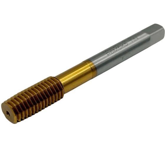 Изображение товара Метчик бесстружечный (раскатник) TORNERI M10х1.5, Р6М5К5 с покрытием TiN Т025334