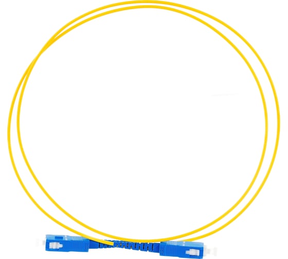 Изображение товара Патч-корд Hyperline FC-S2-9-SC/UR-SC/UR-H-1M-LSZH-YL волоконно-оптический (шнур) SM 9/125 239956