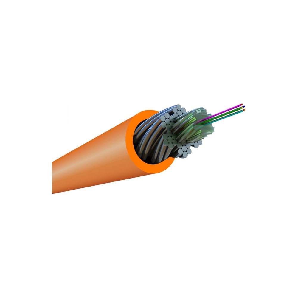 Волоконно-оптический кабель Hyperline, цвет оранжевый