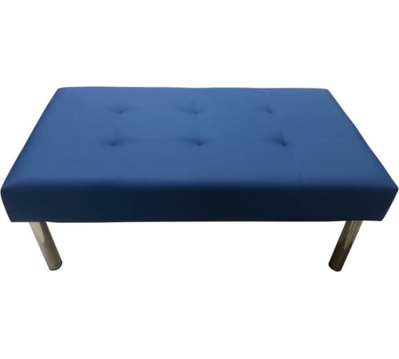 Изображение товара Двухместная банкетка Мягкий офис Сатурн синяя БНСТР201СН