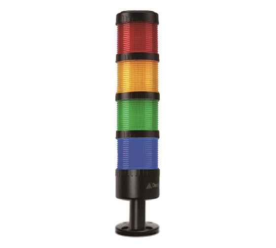 Изображение товара Светосигнальная колонна ESPE WSLS-424FP-RYGB Кол-во сегментов 4 Высота 385 мм Цвета Красный, Желтый, Зеленый, Синий звук Есть Режимы Пост. свечение, с зуммером 08-00020997
