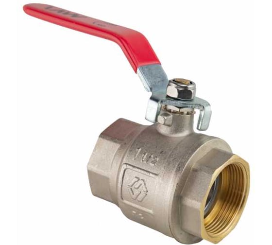 Изображение товара Кран шаровой MVI ГОСТ, 1 1/2 вн.-вн, рычажная рукоятка (РММ) BV.911.08