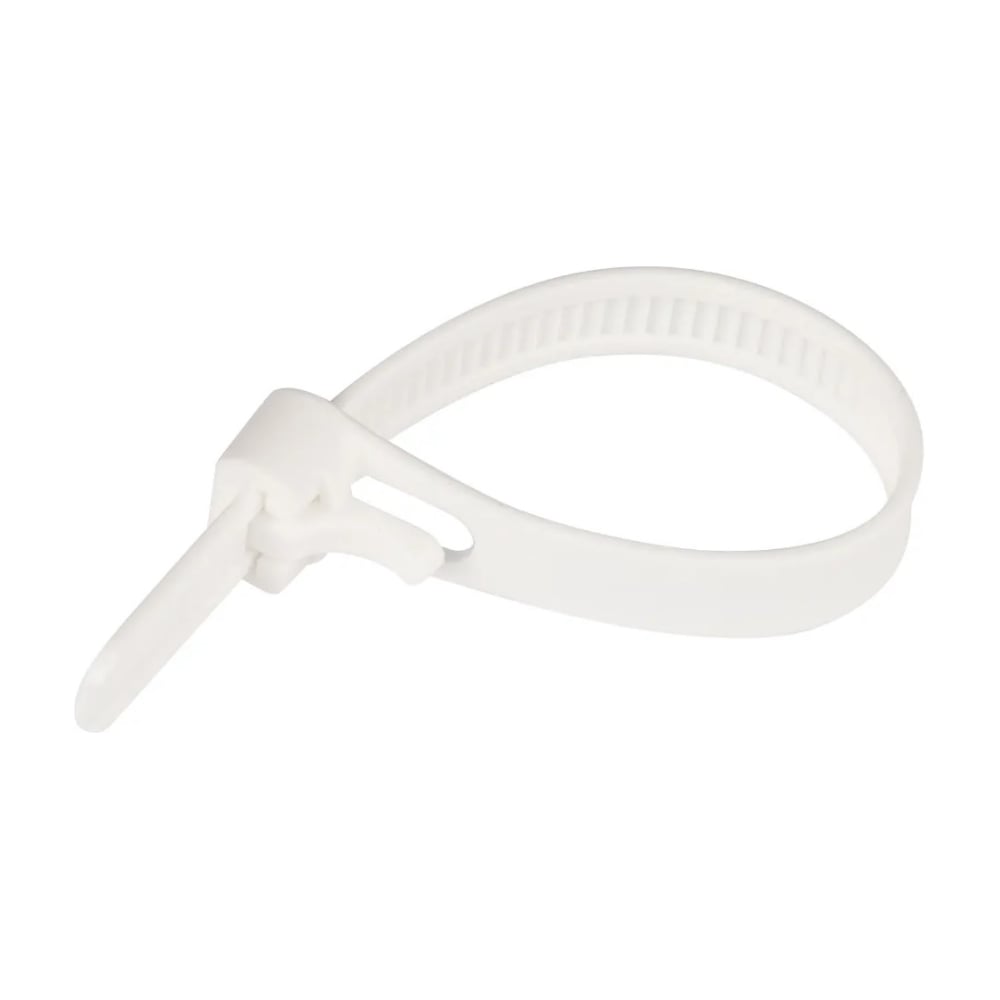 Изображение товара Многоразовая прозрачная стяжка 200х7,5мм 50 шт