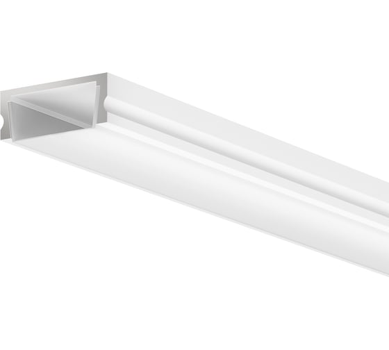 Изображение товара Алюминиевый профиль накладной Maytoni 15x6 (белый, 2 м), ALM-001-W-2M 631004