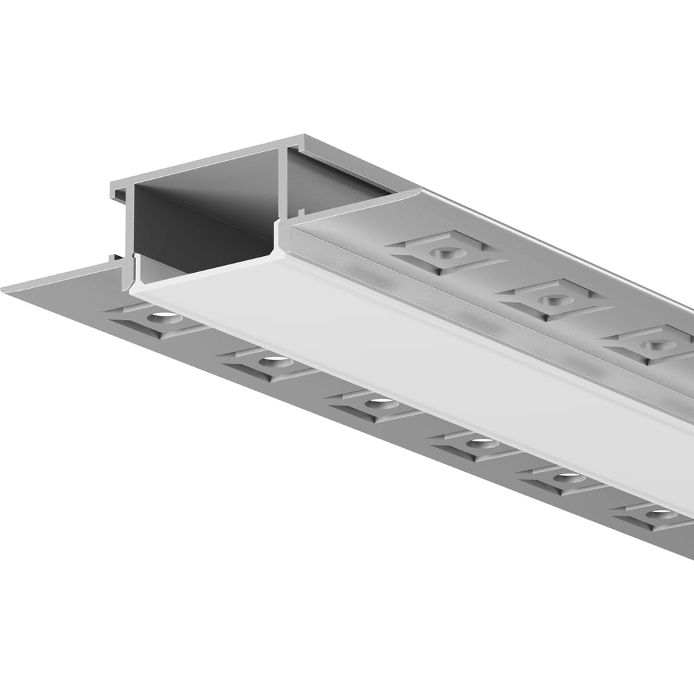 Изображение товара Алюминиевый профиль встраиваемый Maytoni 61x14 (серебро, 3 м)