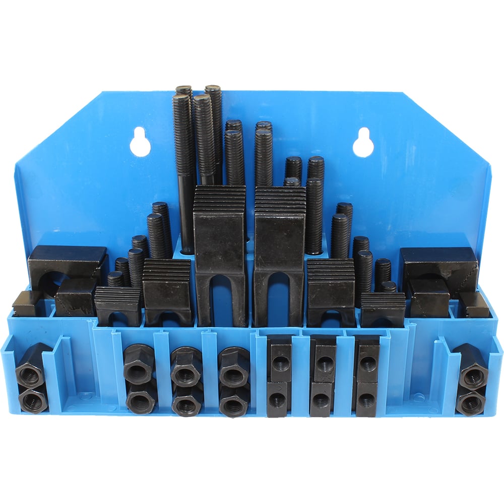 Изображение товара Набор клиновых ступенчатых прижимов TLX 58 предметов в мет. футляре М12x1.75